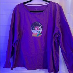 Talbots Plus Snowglobe Tee - 3X